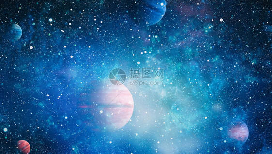 远离许多光年的深空恒星场该图像由美国航天图片