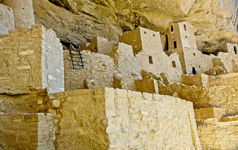 古老的阿纳萨齐人AnasaziPuebloPeople的建筑宝藏图片
