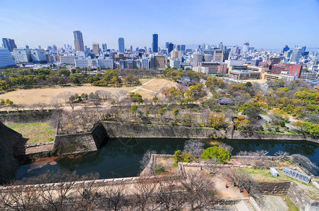 日本大阪城堡的图片