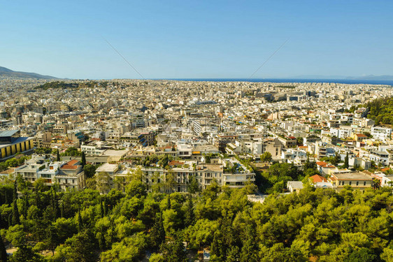 希腊雅典阳光明图片