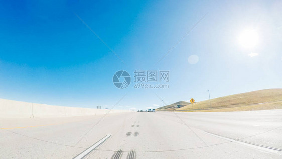 POV观点在州际公路I图片