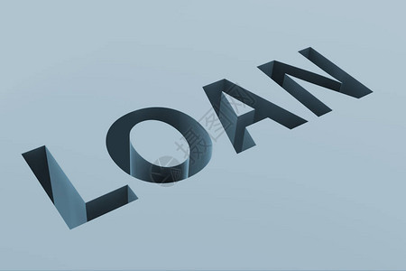 债务和借贷金融概念图片