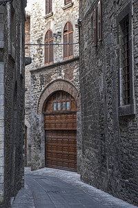 意大利Umbria市Perugia的Todi历史建图片