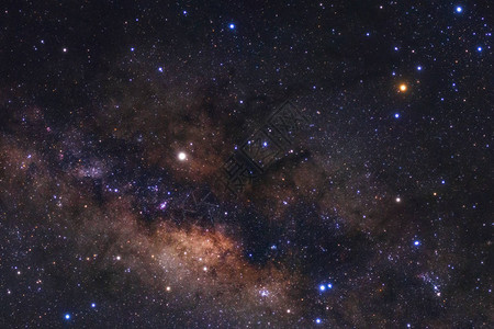 银河系与宇宙中的恒星和空图片