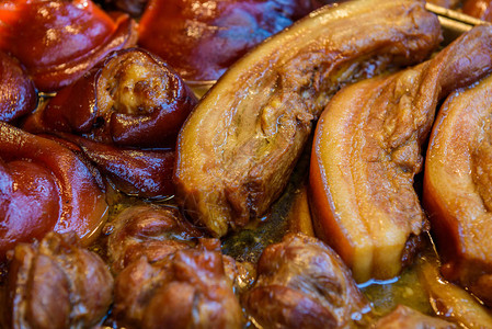 红烧肉红熟猪肉焦图片