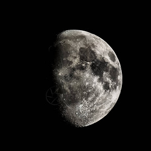 高对比度远轴突起月亮高动态范围背景图片