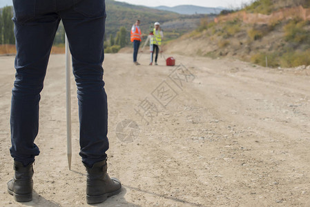 建筑工地程人员建筑概图片