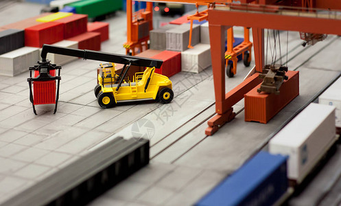 货运枢纽的布局模型图片