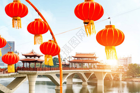 桥的传统风格福建省张州Zha图片