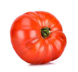 孤立在白色背景上的传家宝番茄背景图片