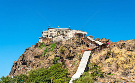 印度古吉拉特邦Pavagaddh山峰的Kalika图片