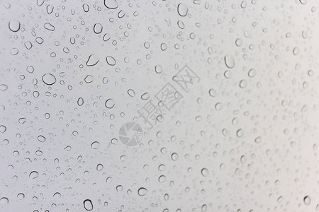 玻璃雨天的水滴图片