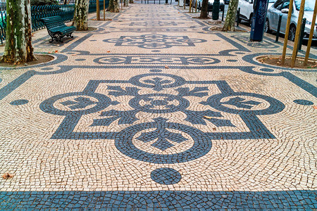 葡萄牙里斯本历史城市中心古老的图片