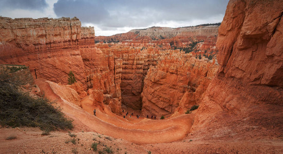 BryceCanyon公园犹他州上空图片