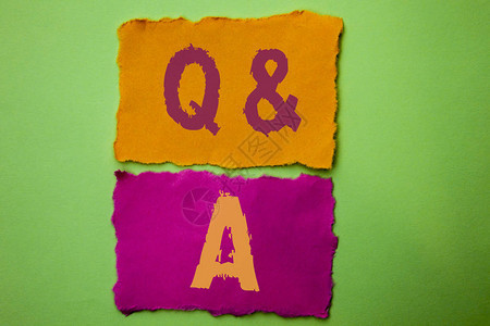 手写文本QA概念意指常问Faq询问题帮助解答质疑支持书图片