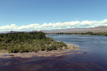 南西伯利亚Yenisei河谷图瓦共和图片