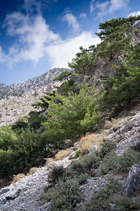 希腊克里特希腊克雷特岩石山图片