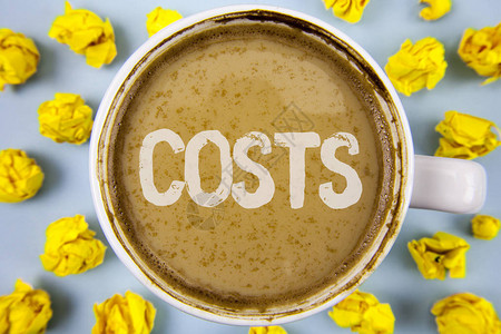 商业照片文本财务部展示了在CupPape背景纸球赛中写成的咖啡总产量计算法CooperPribleFlorricks图片