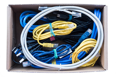 电线电缆和电缆在一个盒子图片