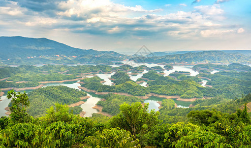 夏日午后的塔东湖图片