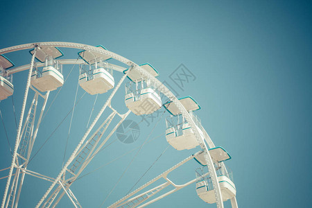 Ferris轮式市政公园背图片