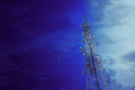 热点长距离数字据传输后高功率wifi天线的通信塔高功电图片