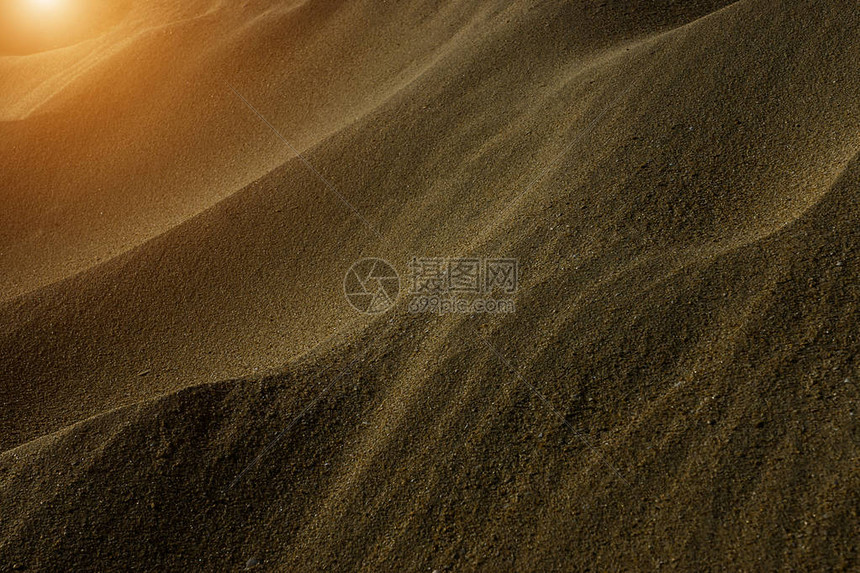 沙山背景纹理与阳光图片