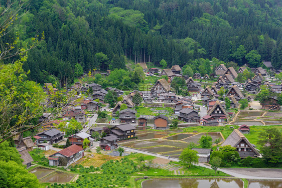 ShirakawagoShirakawa村是夏季世界遗产村白川果是一个位于日本图片