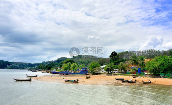 泰国普吉2017年1月Teh海滩的图片