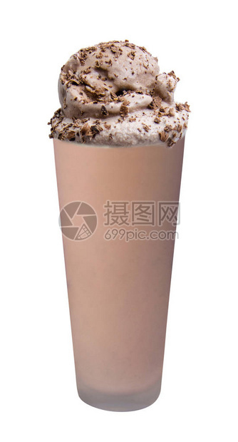 果酱奶油加酱汁的frappucc图片