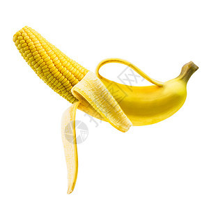 玉米尾随内部香蕉图片