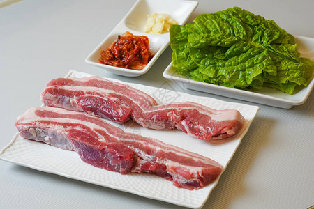 韩国烤肉背景图片