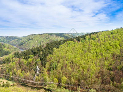 Bystrzyca河Sowie山脉和Walbrzyskie图片