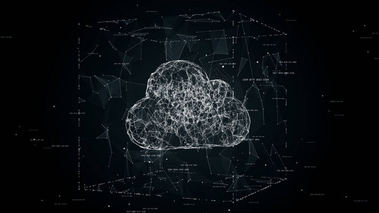 云计算概念图解云技术背景云存储云符号图片
