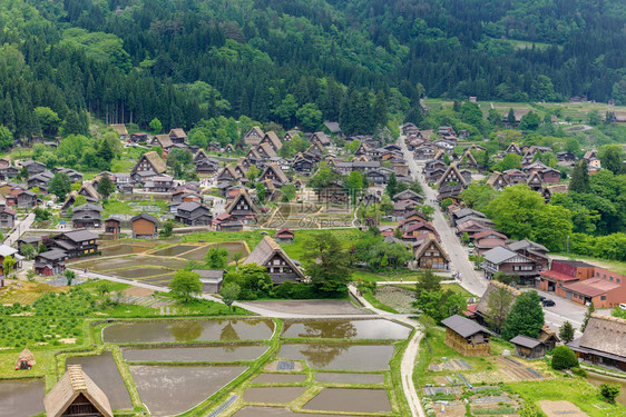 ShirakawagoShirakawa村是夏季世界遗产村白川果是一个位于日本图片