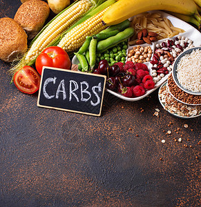 碳水化合物的产品来源健康的碳水化合物食图片