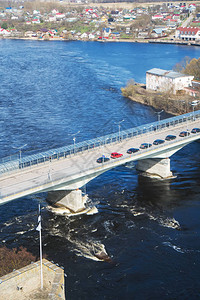 Ivangorod和Narva之间的桥梁图片