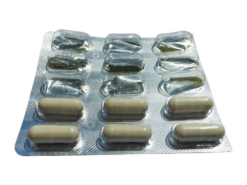 泡罩包装中的pils片剂高清图片下载-正版图片505362288-摄图网