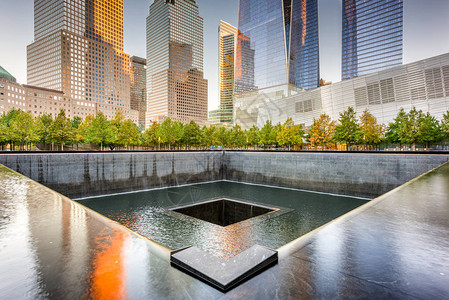 911日纪念馆和博物馆的喷泉喷泉是为了纪念20011图片