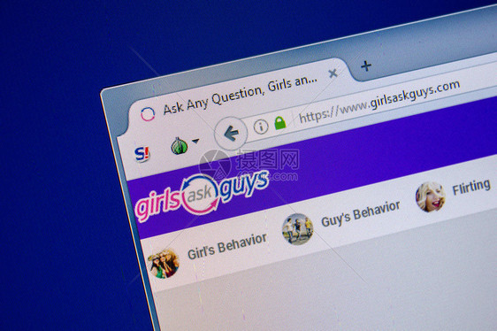 GirlsAskGuys网站主页图片