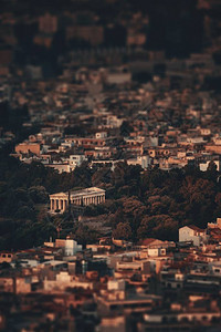 希腊雅典赫斐斯寺神庙的景图片