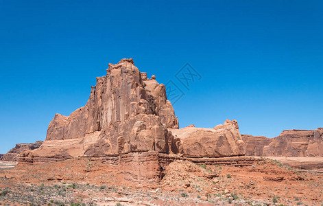 美国西南沙漠的Arches图片