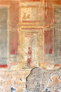 意大利庞贝意大利欧洲的罗马古人背景图片