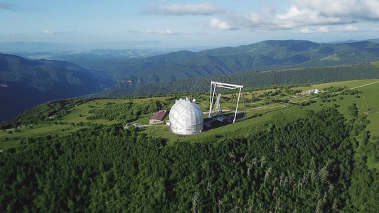 明星研究中心俯视图研究星的山区图片