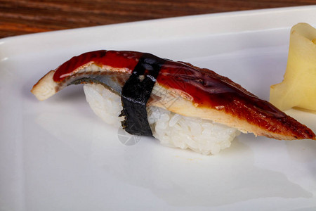 日本传统寿司鳗鱼图片