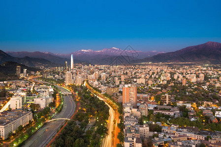 智利圣地亚哥普罗维登西亚和拉斯图片