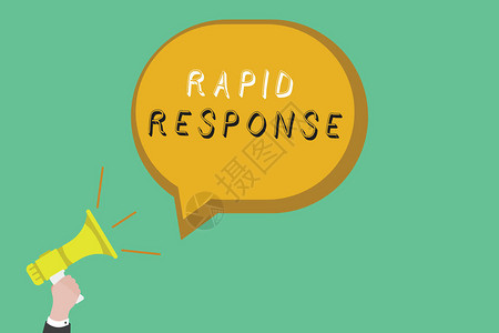 显示快速响应的文本符号概念照片医疗应急小组灾难期图片
