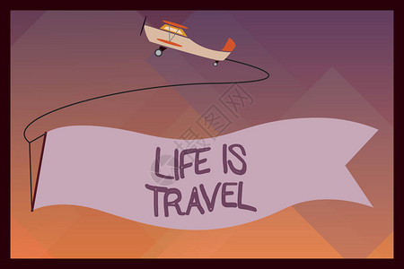 生命就是旅行概念是指接触多样旅游促销地标的旅游图片