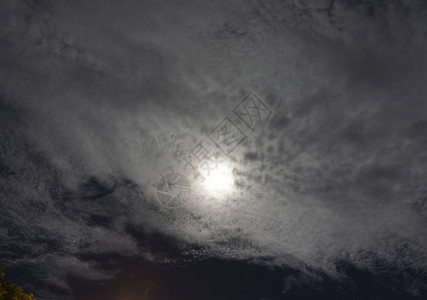 繁星点的夜空云背景蓝色背景图片