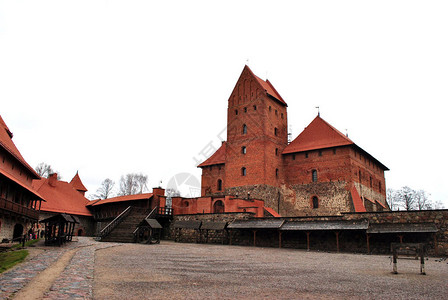 立陶宛Trakai岛城堡中图片